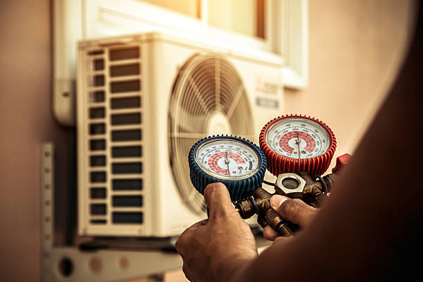 Professional Heat Pump Repair technician working in Deer Park, CA